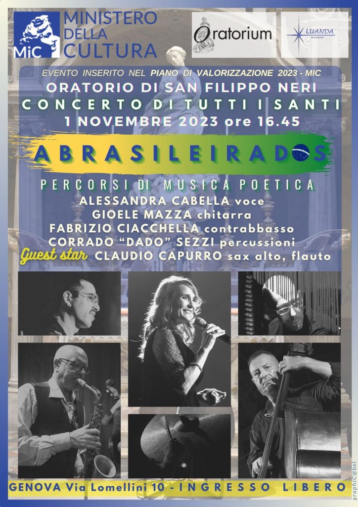 Intersezioni tra musica, poesia e arti figurative: apertura straordinaria dell’oratorio di San Filippo Neri con musica dal vivo, letture di testi poetici musicati e descrizioni artistiche | Genova, 1 novembre 2023