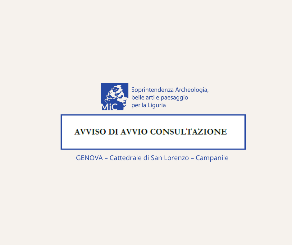 AVVISO DI AVVIO CONSULTAZIONE